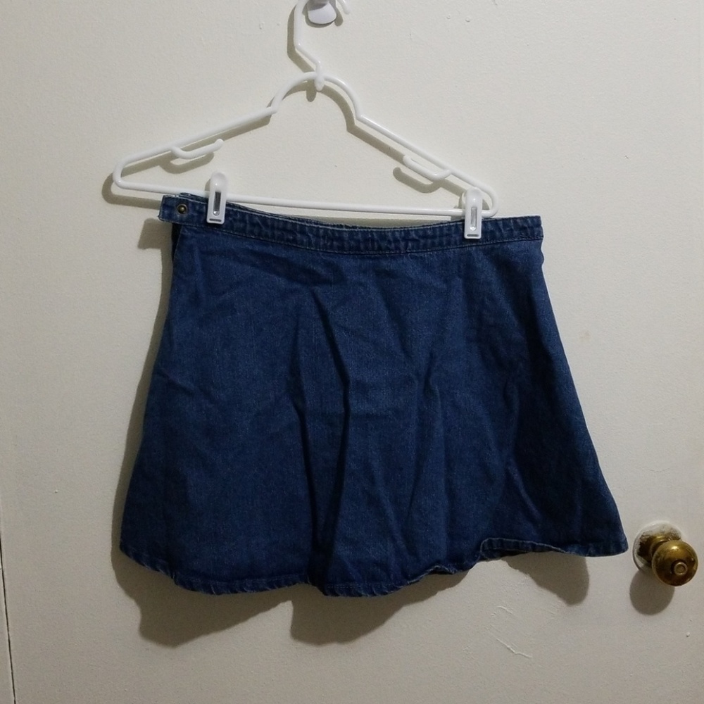 Denim Skater Skirt